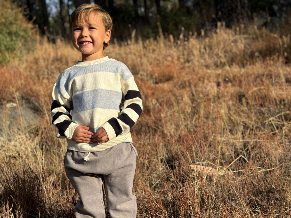KIDS Me & Henry Ricardo Colour Block Arms Sweater - Image 3 of 3