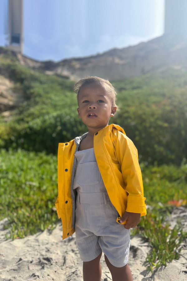 KIDS Me and Henry Splash Raincoat - Gold