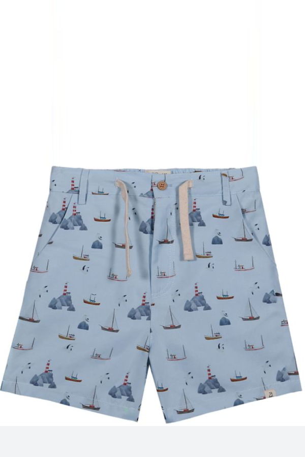 KIDS Me and Henry Splish Boats Swim Shorts