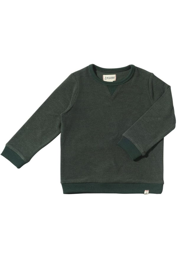 KIDS Me & Henry Tarquin Cosy Sweatshirt - Forest Green