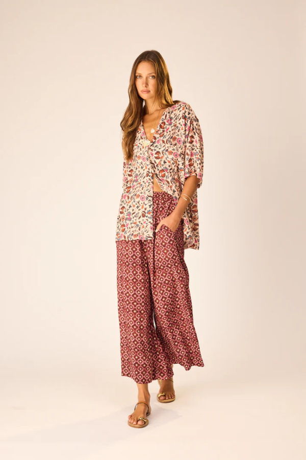 Natalie Martin Lauren Pant - Mosaic Spice