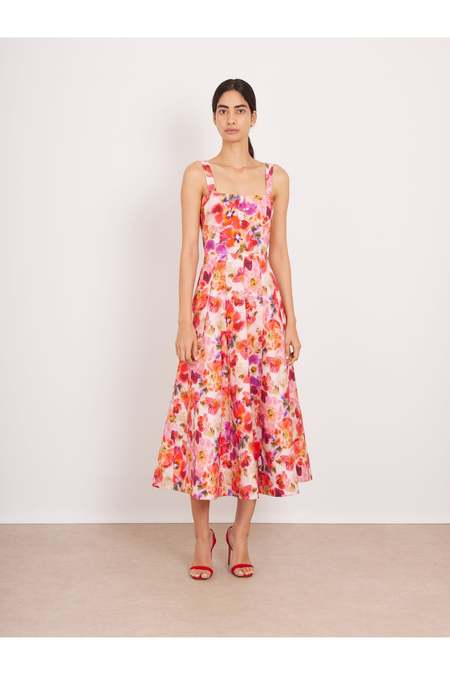 saloni rita short dress Saloni Women's Rita Silk Dress - Green - Size 10