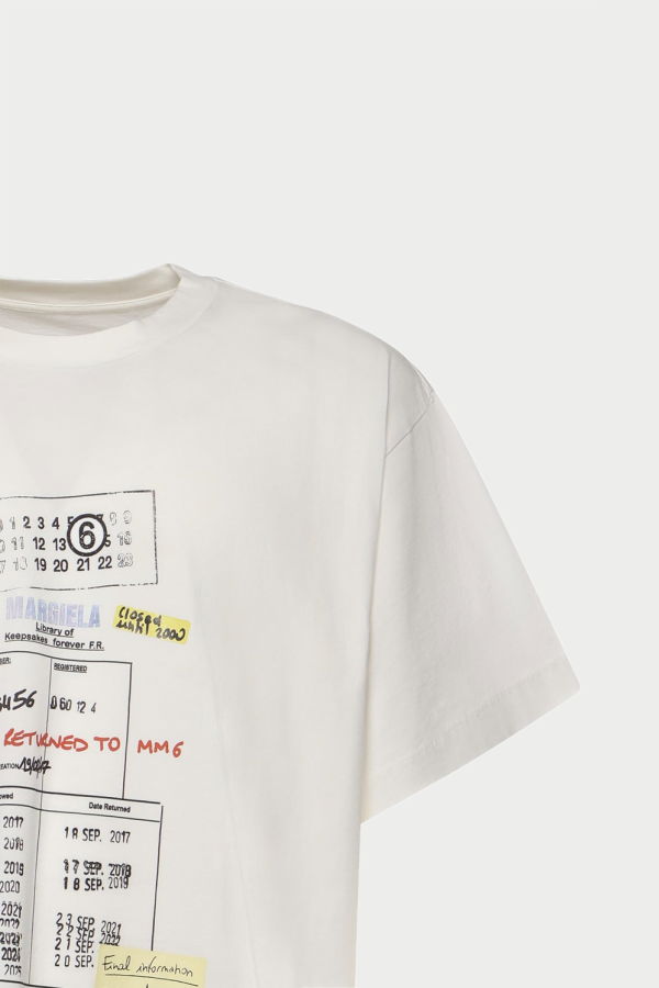 MM6 Maison Margiela Library Stamp T-Shirt