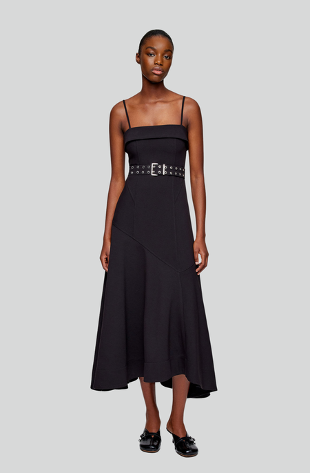 ganni corset dress GANNI Technical Organza Corset Dress