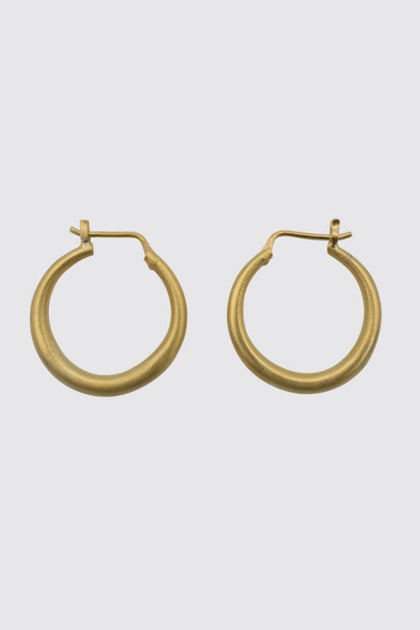 Jane Diaz Medium Tapered Hoop Earrings EJ2201