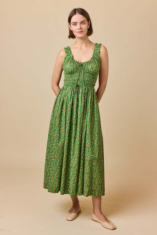 DEN Emmaretta Dress - Emerald Jardin Du Chateau | Garmentory