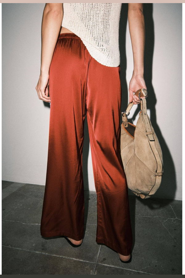 Loucia Fiona Satin Track Pants