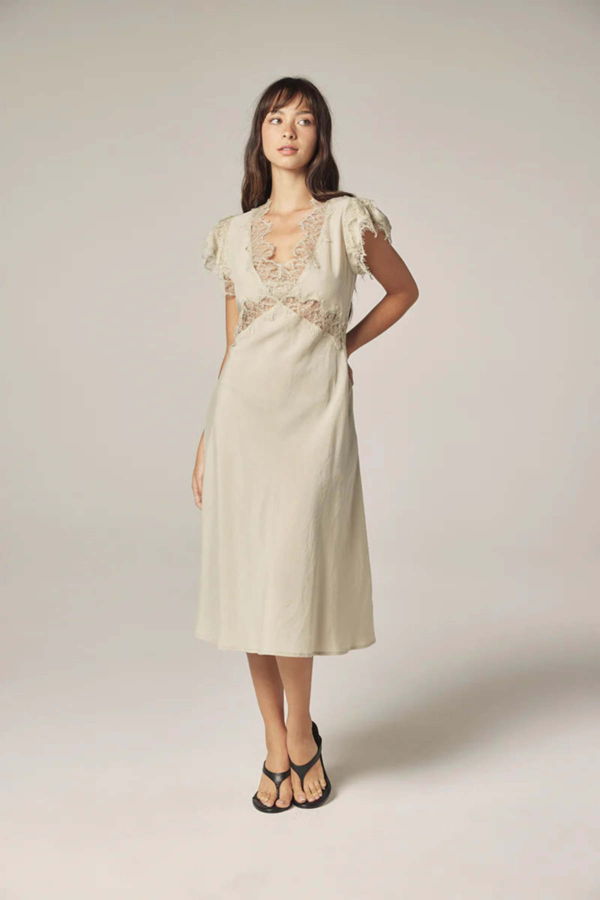 amente Lace Tencel Dress - Image 2 of 5