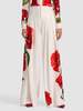 Alice + Olivia Blaire Linen Pleated Pant - Summer Poppy - Thumbnail 3