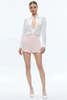 Alice + Olivia Mara Crossover Clean Short - Pink Lace - Thumbnail 1