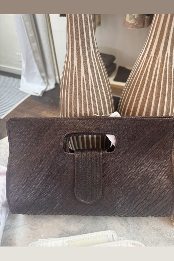 Claudia Botero Designs Large New Clutch - Chocolate