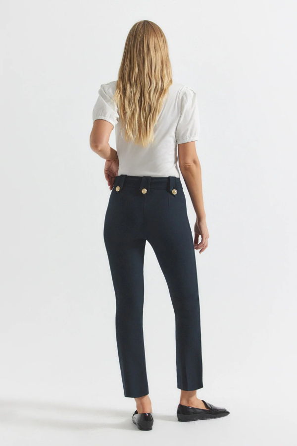 Derek Lam Robertson Slim Trouser - Midnight