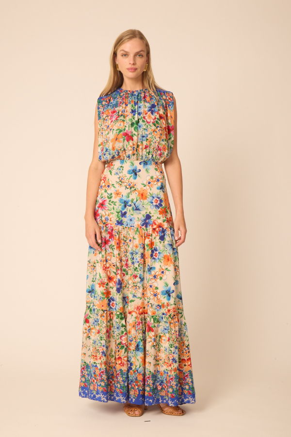 Gilner Farrar Amelia Dress - Valley of Flowers