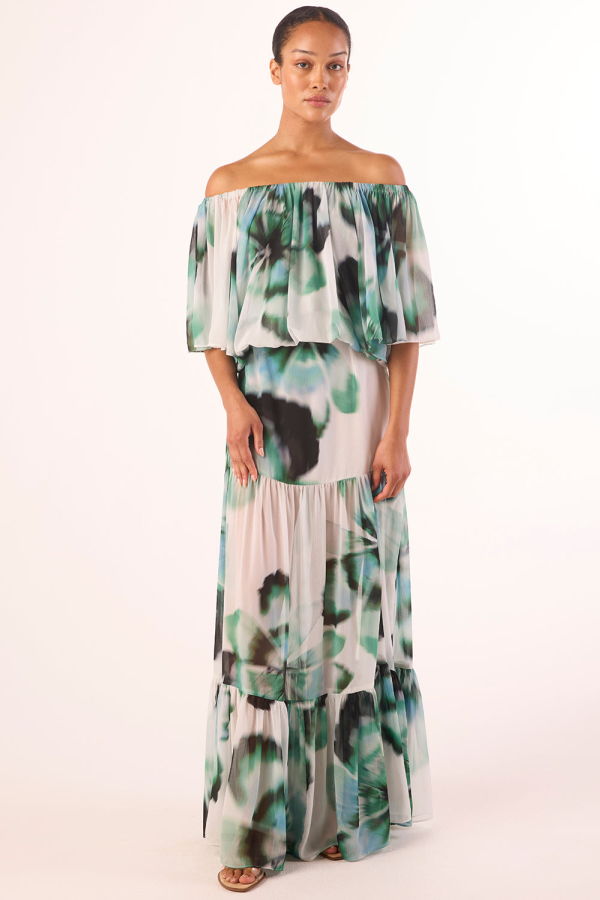 Misa Los Angeles Dylan Top - Verdant Anemone Ch