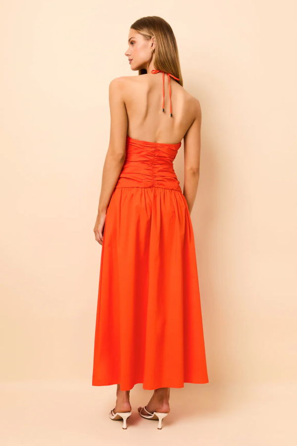 Solid and Striped The Adina Dress - Habanero