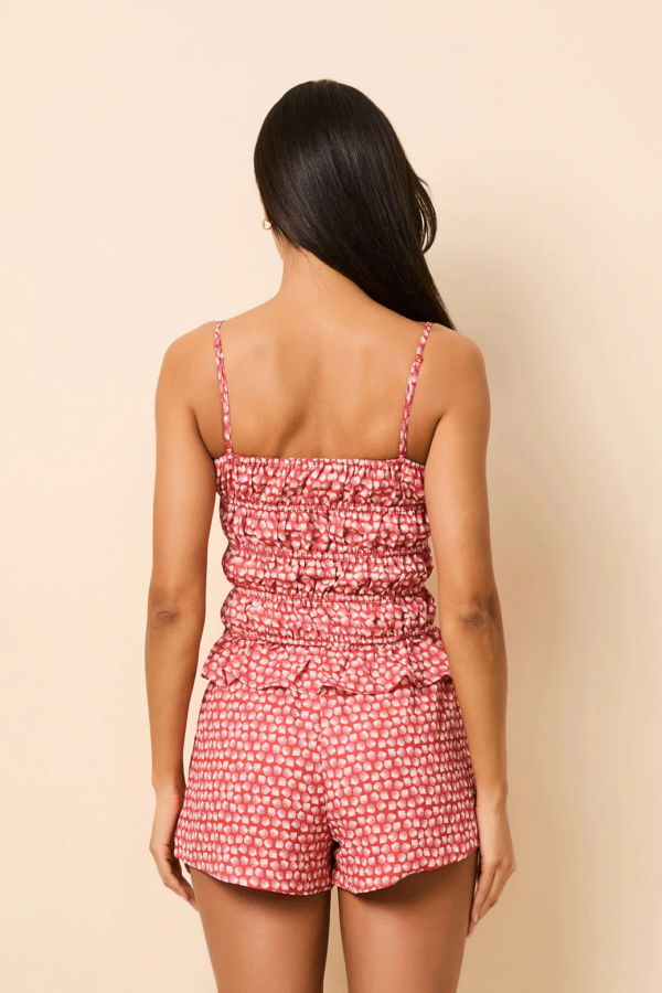 Solid and Striped The Delilah Convertible Top - Shell Print