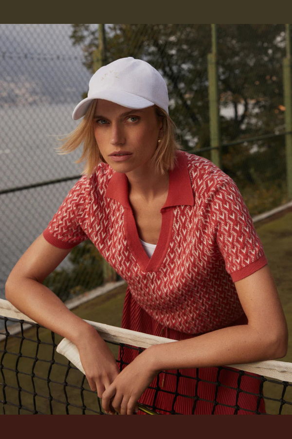 Varley Ezrella Knit Top - Baked Apple