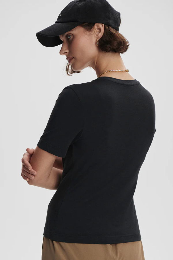 Varley Regina Fitted Tee - Black