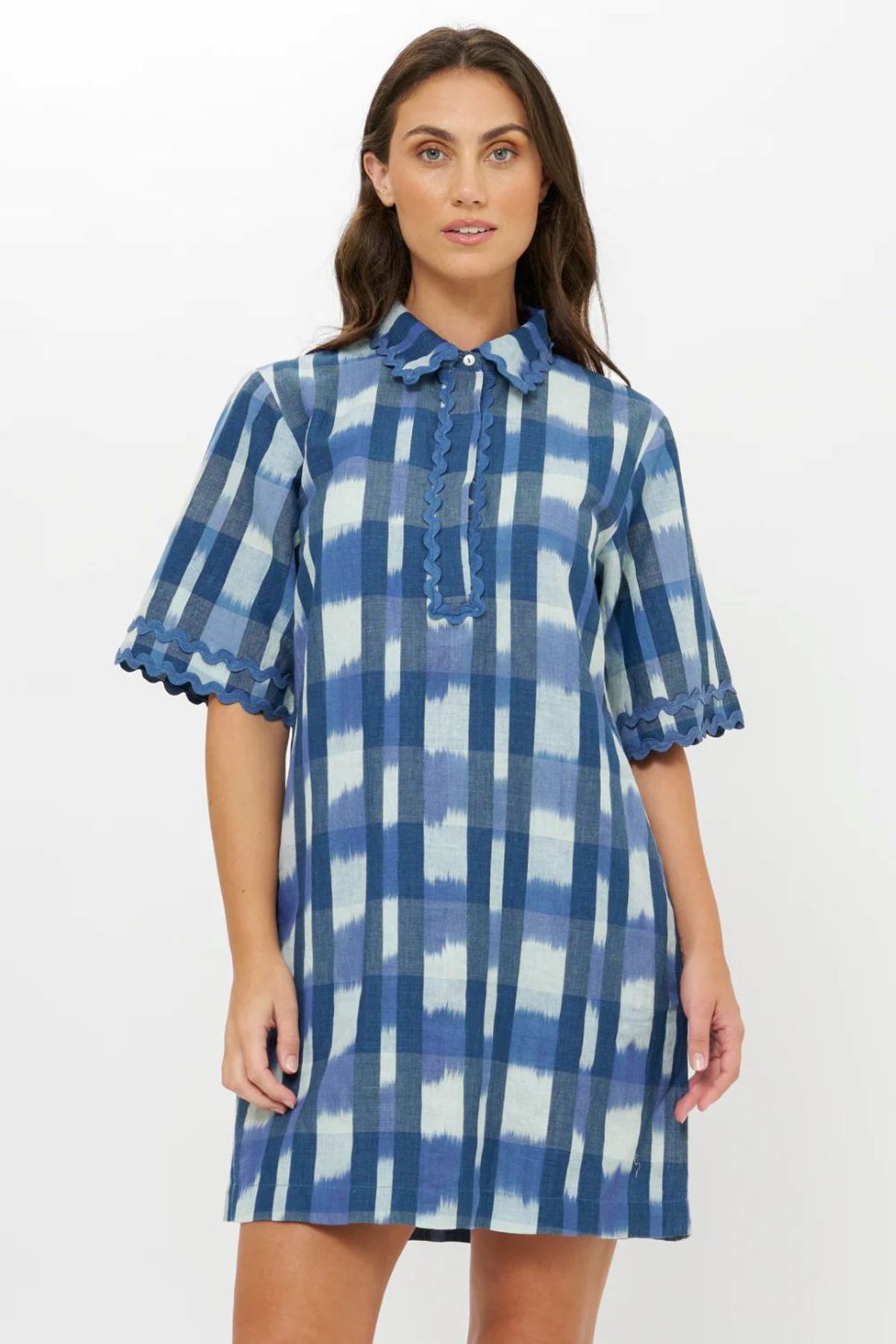 Oliphant Collared Shirt Dress Mini - Image 3 of 7