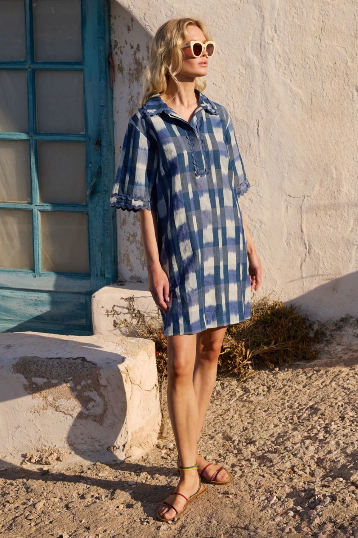 Oliphant Collared Shirt Dress Mini - Image 4 of 7