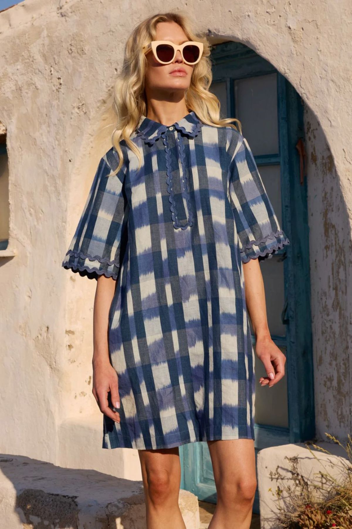 Oliphant Collared Shirt Dress Mini - Image 6 of 7