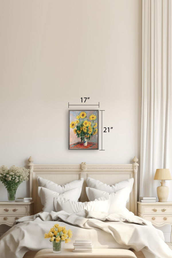 Antique Curiosities Vintage Floral Oil Reproduction Framed Art