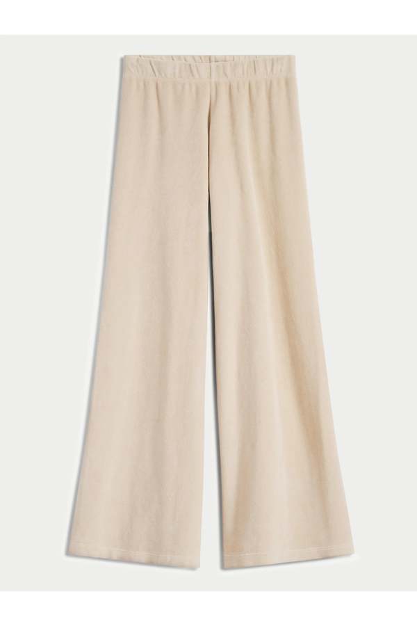 Suzie Kondi Lito Low-Rise Flare Pants - Ivory