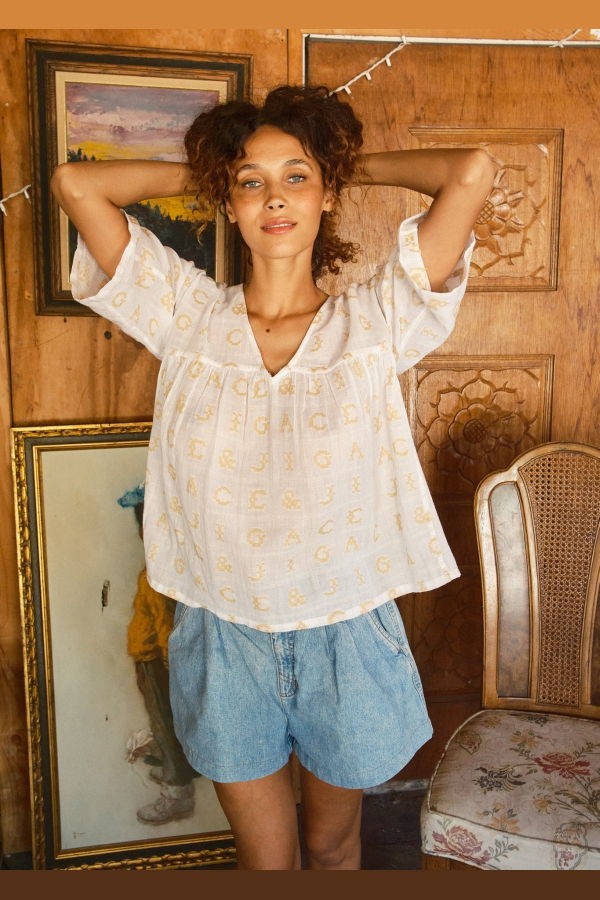 Ace & Jig Maura Top - Initial