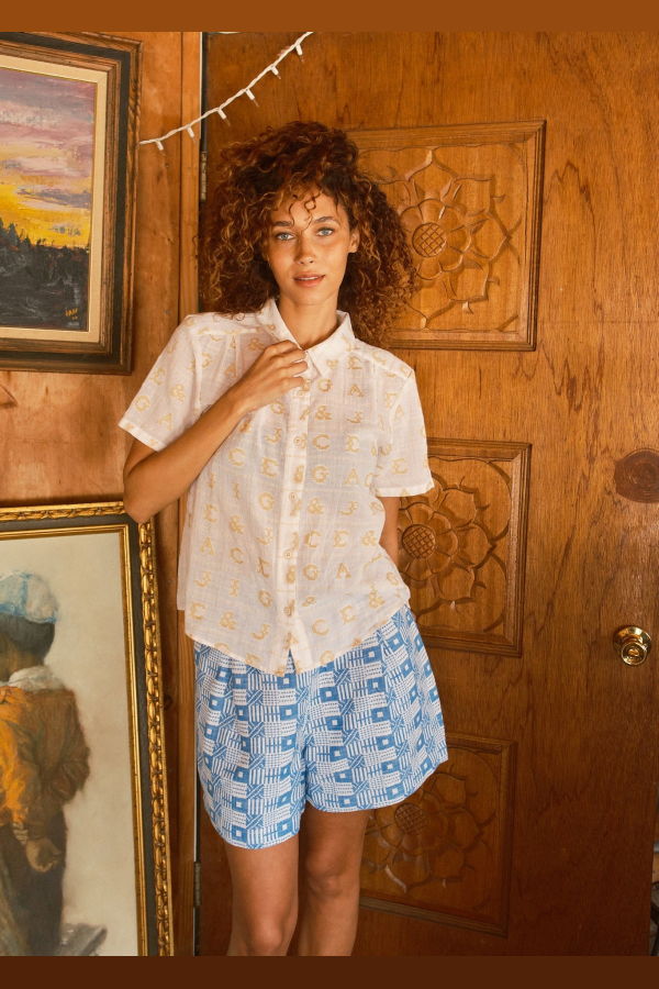 Ace & Jig Winnie Shirt Initial