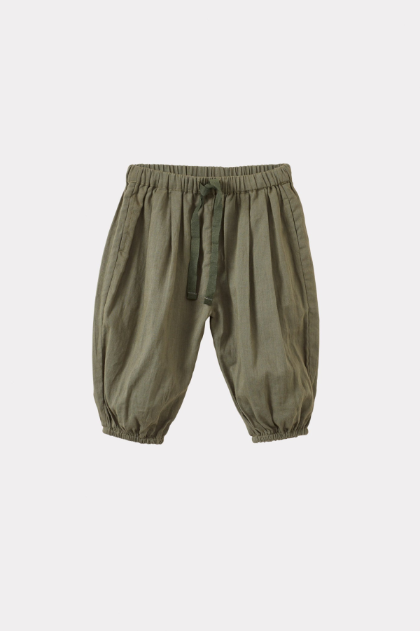 KIDS Caramel Balloon Baby Cotton Trousers