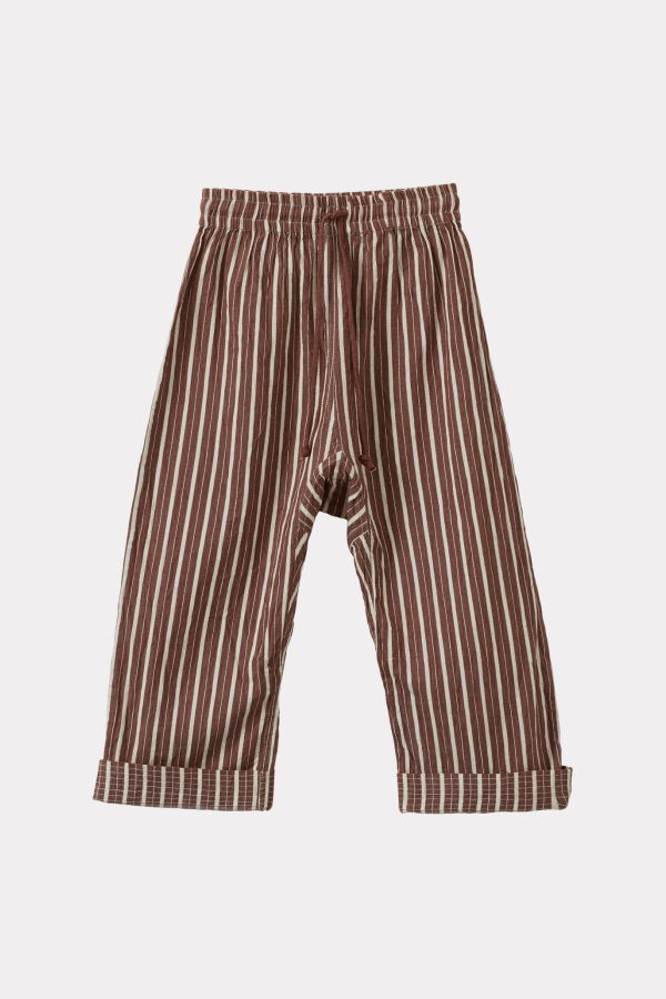 KIDS Caramel Judo Linen Trousers