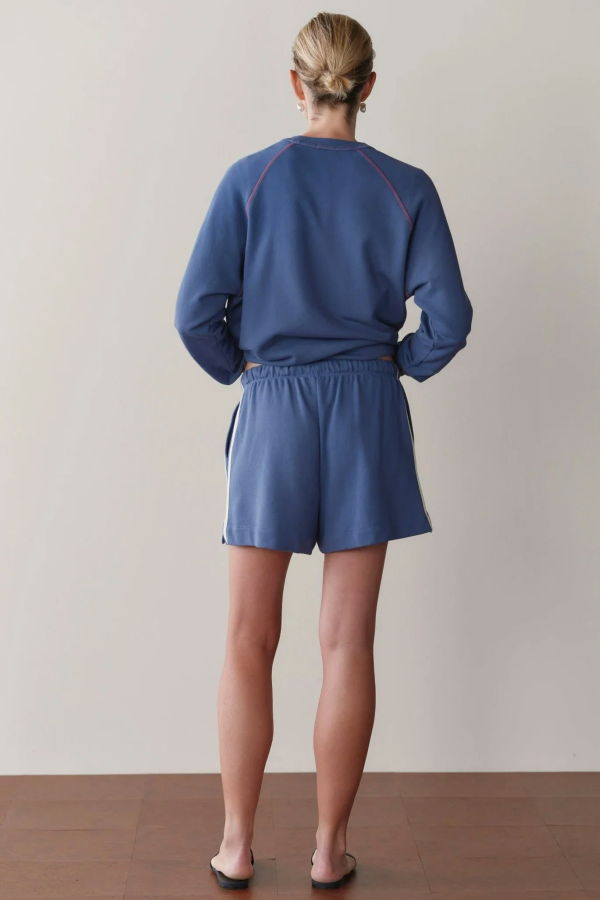 Donni. The Stripe Eco-Terry Short
