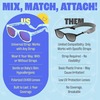 KIDS Baby Sunnies Fish Baby Polarized Strap UV Protection 0-24 Sunglasses - Blue - Thumbnail 5