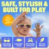 KIDS Baby Sunnies Fish Baby Polarized Strap UV Protection 0-24 Sunglasses - Blue - Thumbnail 7