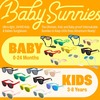 KIDS Baby Sunnies Fish Baby Polarized Strap UV Protection 0-24 Sunglasses - Blue - Thumbnail 8