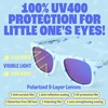 KIDS Baby Sunnies Fish Baby Polarized Strap UV Protection 0-24 Sunglasses - Blue - Thumbnail 9