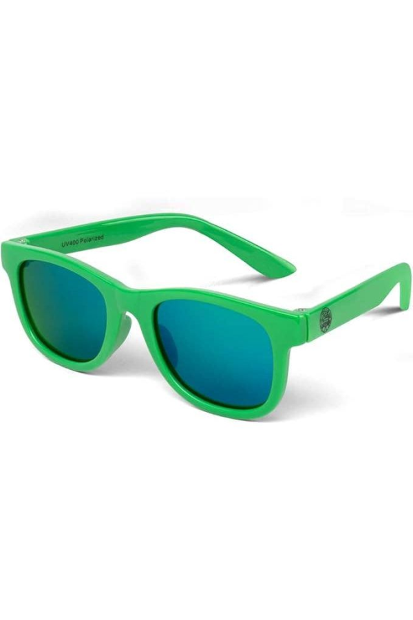 KIDS Baby Sunnies Polarized UV Protection 3-8 Sunglasses - Neon Green