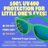 KIDS Baby Sunnies Polarized UV Protection 3-8 Sunglasses - Neon Green - Thumbnail 5