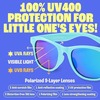 KIDS Baby Sunnies Polarized UV400 Protection 3-8 Age Sunglasses - Sky Blue - Thumbnail 6