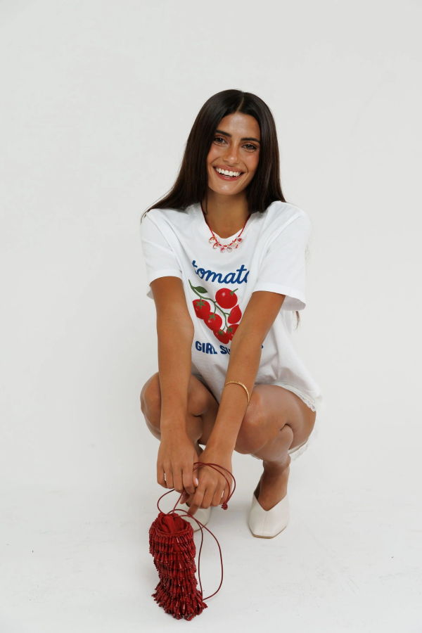 Sunny Somewhere Tomato Girl Summer Everyday Tee