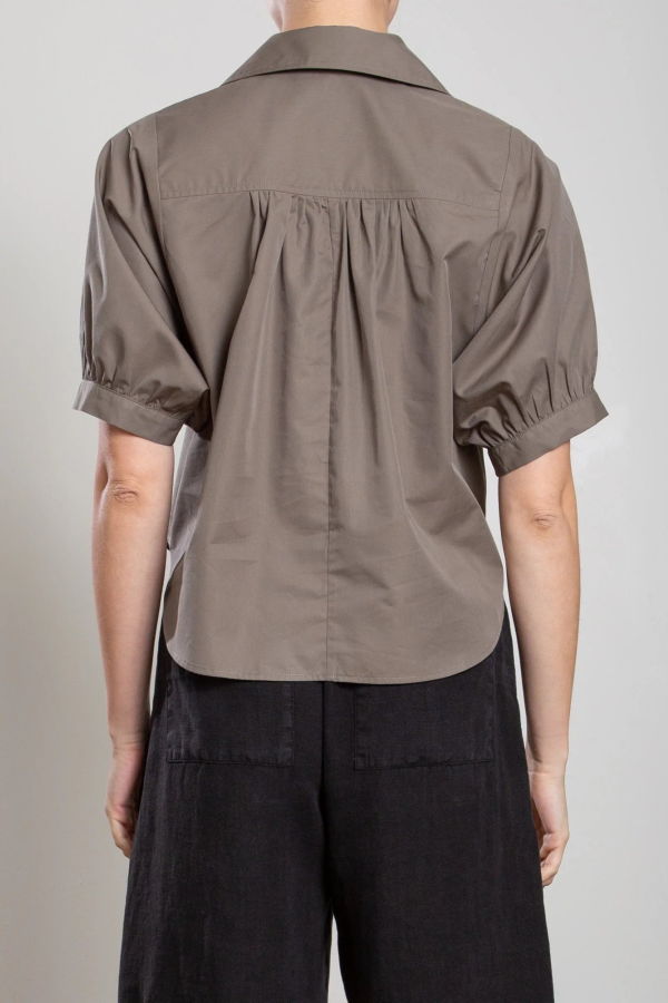 Pharaoh Claude Cotton Crop Shirt