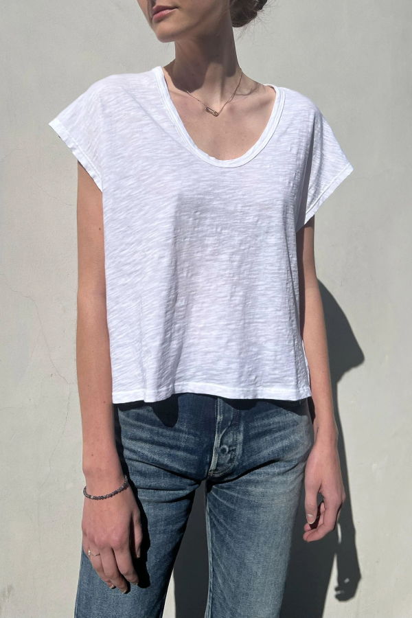 Pharaoh Lena Slouchy Supima Scoop Neck Tee