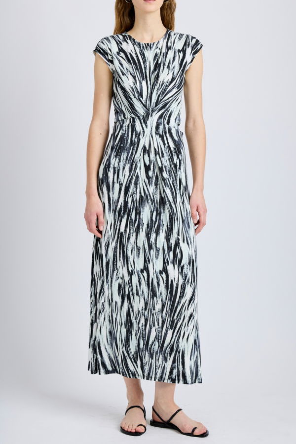 Proenza Schouler Miranda Dress - Pale Blue Multi