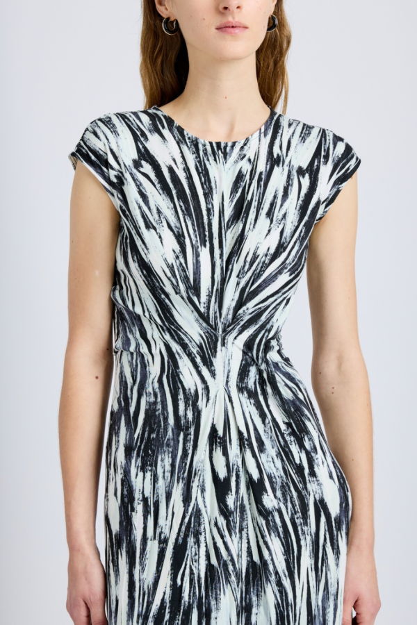 Proenza Schouler Miranda Dress - Pale Blue Multi