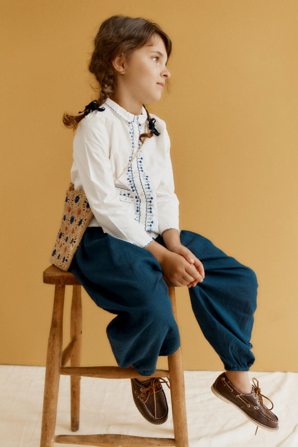KIDS Caramel Balloon Children's Cotton Trousers