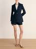 Veronica Beard Howard Belted Jacket - Navy - Thumbnail 1