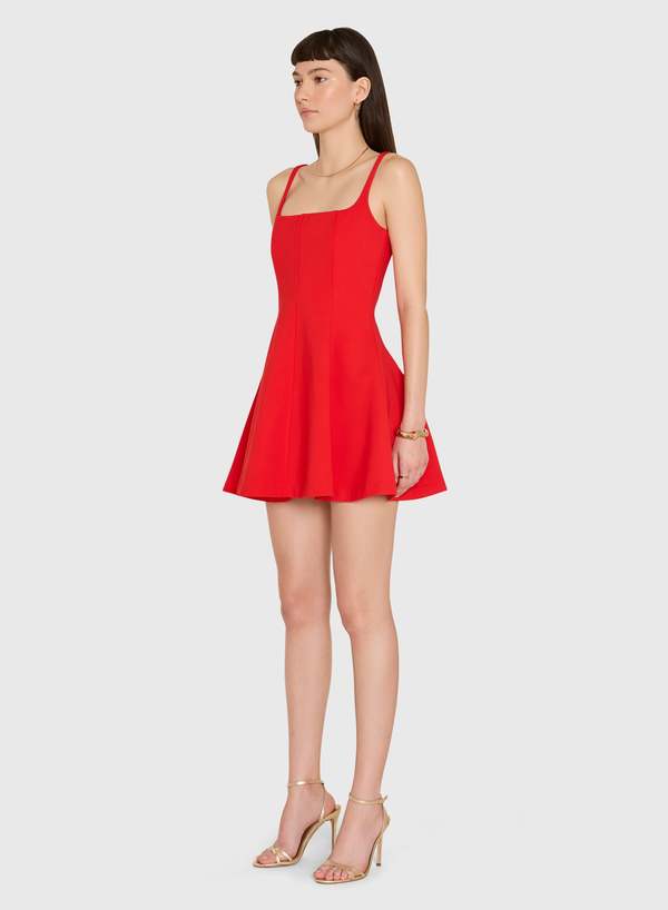 sau lee red dress Callie Satin Gown in Red by Sau Lee main image 0