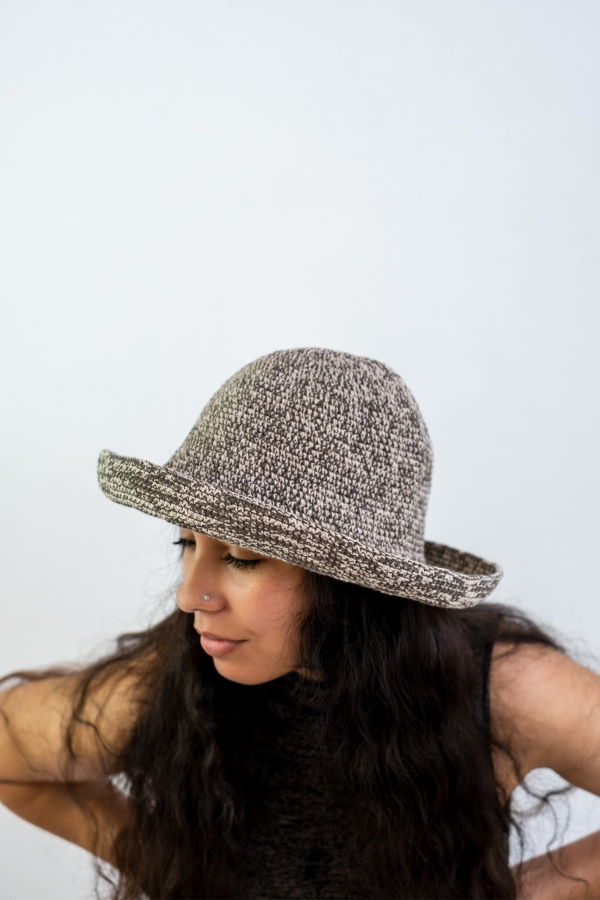 Lauren Manoogian Crochet Brim Hat