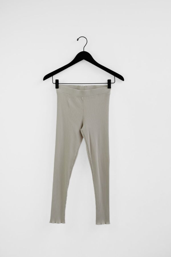Lauren Manoogian Ruffle Rib Leggings