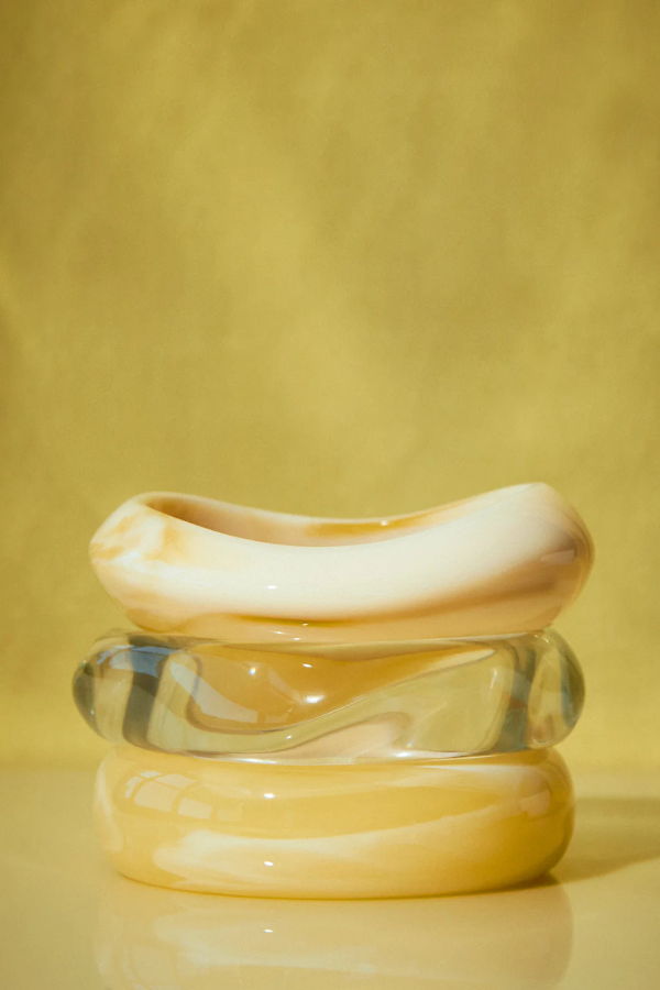 Luv AJ Formentera Bangle Set - Yellow